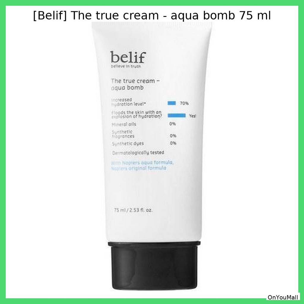 [Belif] The true cream - aqua bomb 75 ml / Hydrating, Soothing by OnYouMall