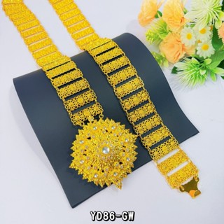 เข็มขัดชุดไทยลายไทยประณีต สวมใส่กับชุดนาฏศิลป์ งานวัด งานบุญ…