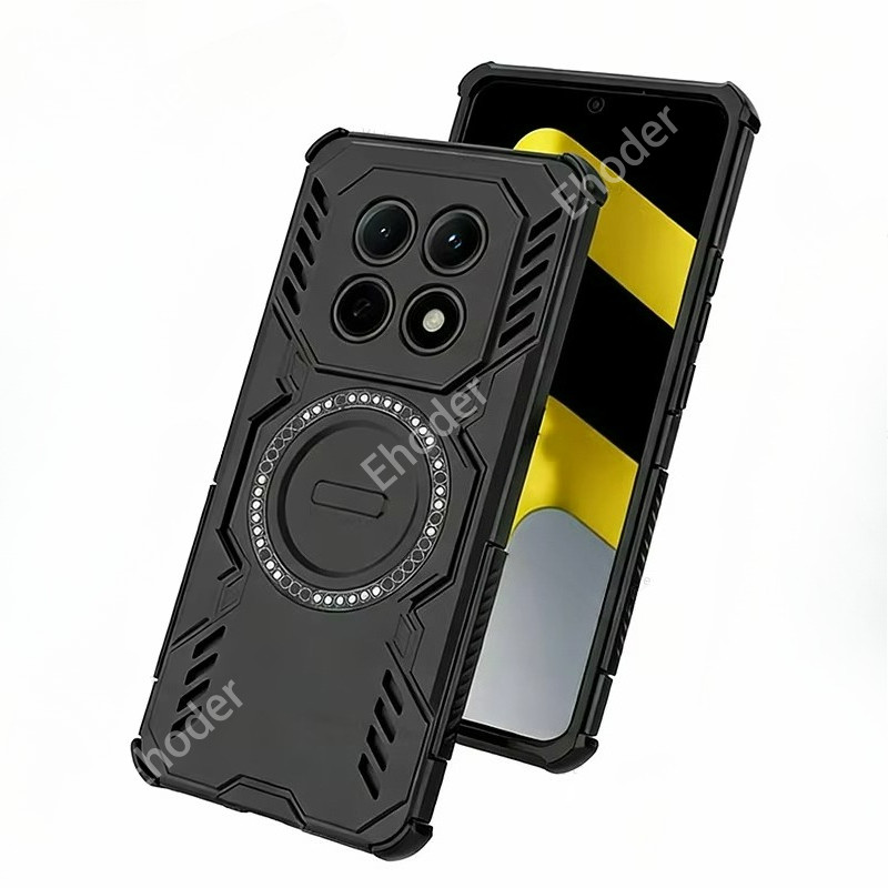 ปลอกสําหรับ XIAOMI POCO M8 Pro POCOM8 5G 2026 เคสโทรศัพท์เกราะกันกระแทกไร้สายชาร์จแม่เหล็ก Hard สําหรับ POCOM8Pro M8Pro 2510EPC8BG 25118PC98G Mi ป้องกันกลับ shell - รูปที่ 2