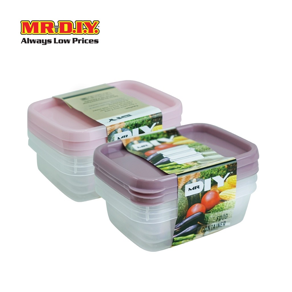 MR.D.I.Y. กล่องถนอมอาหาร ขนาด 10 x 13 x 5 ซม. (3 ชิ้น/แพ็ก)_8976393