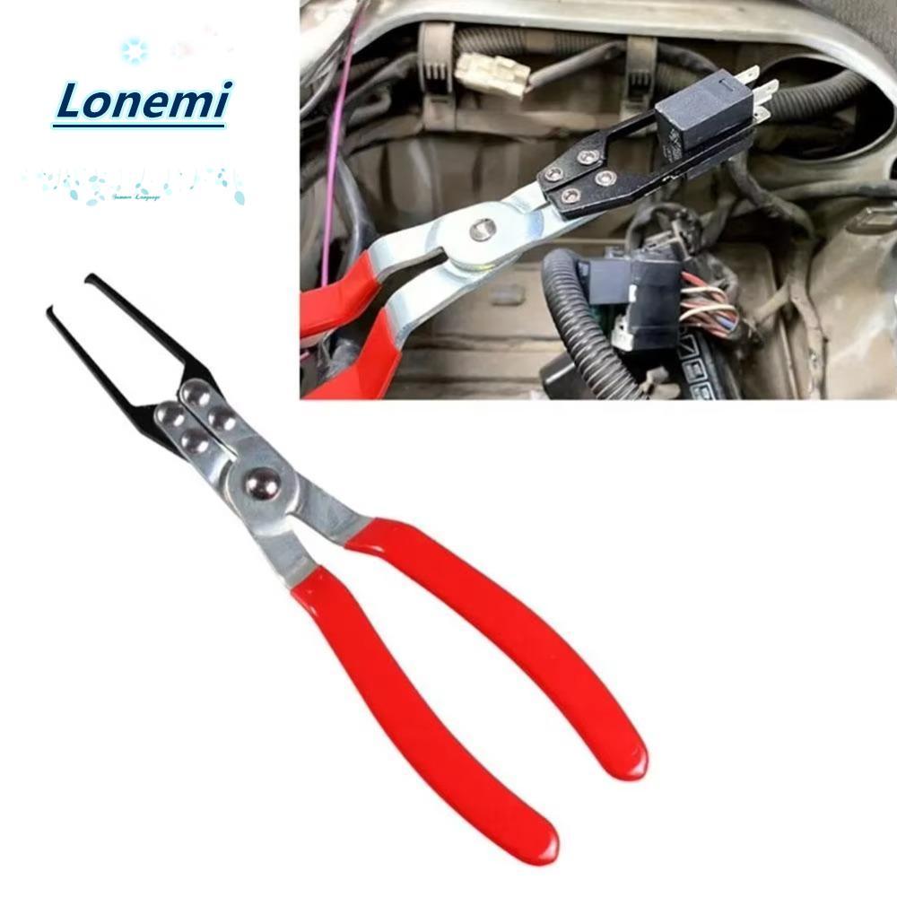 LONEMI รีเลย์ถอด Clamp, เครื่องมือถอด Universal ยานยนต์ฟิวส์ Puller, เครื่องมือซ่อมรถยนต์ที่เหมาะสมอัพเกรดมือเครื่องมือรถ Remover คีมคลิป