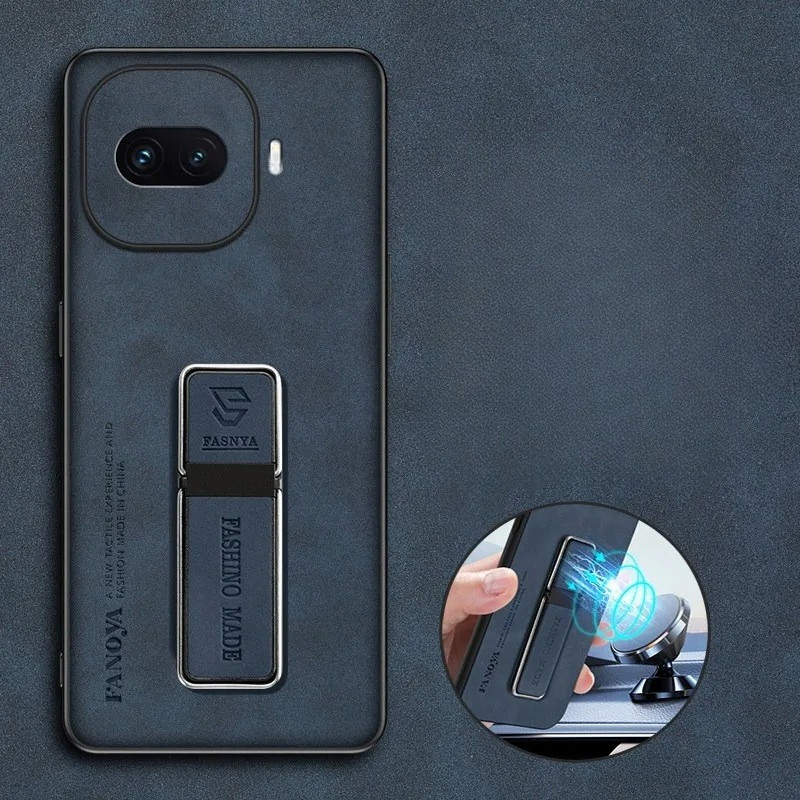 สําหรับ VIVO IQOO Z11 Turbo Skinsheep หนังขาตั้งแม่เหล็กสําหรับ IQOO Z11 Turbo เกราะกันกระแทก