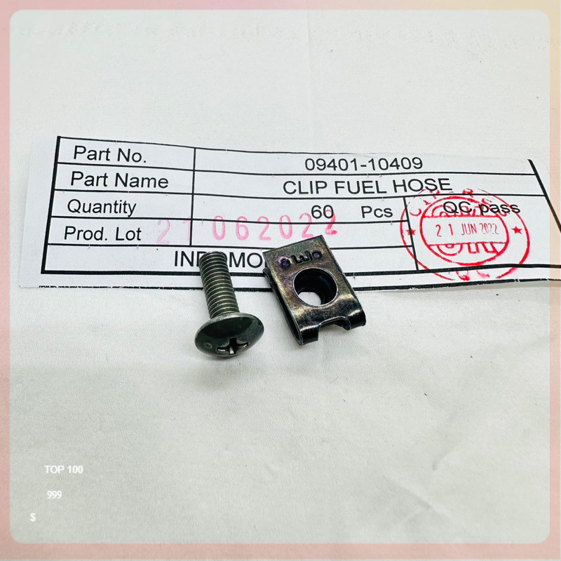 Original Honda M5 Body Clip Bolts 8 Bolts