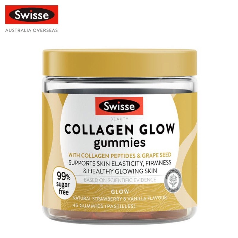 Swisse Collagen Glow Gummies 45 Gummies (Pastilles) (EXP:11 2026)