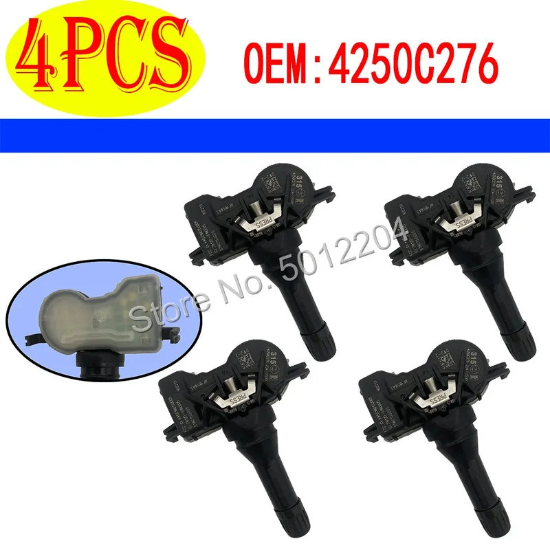 1/4pcs TIRE PRESSURE SENSOR สําหรับ 2018 2019 2020 2021 MITSUBISHI OUTLANDER SPORT 315MHz TPMS SENSO