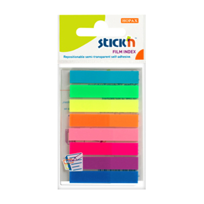 ฟิล์มโน้ตดัชนี นีออน คละสี สติก เอ็น 21401