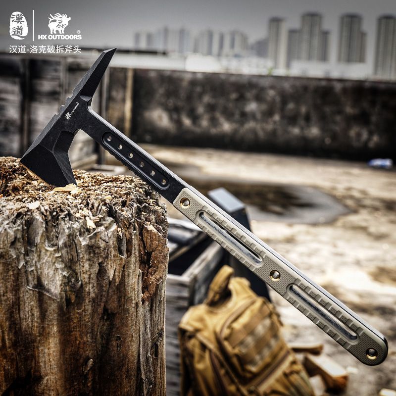 Handao Fire Knife Emergency Rescue Axe ขวานตั้งแคมป์กลางแจ้ง Axe Kaishan Hand Axe Tomahawk มัลติฟังก