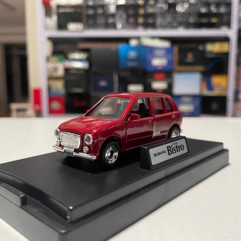 1: 43 MTECH Subaru Subaru Little Princess Vivio Bistro 1995 รถรุ่นสีแดง