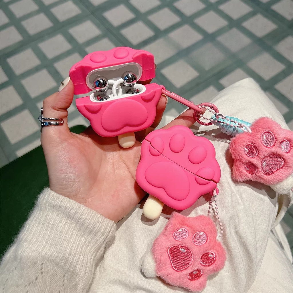 Zootopia cat claw freeclip2 เคสป้องกันเหมาะสําหรับ huawei freeclip ชุดหูฟังบลูทูธ airpods4th รุ่นซิลิโคน 6i เคสป้องกัน 7i soft case redmi buds6lite