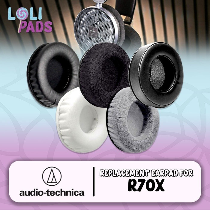 ฟองน้ําแผ่นรองหูฟังแผ่นรองหูฟัง Audio Technica R70X R 70X R 70 X R-70X Pad Earcup Pad