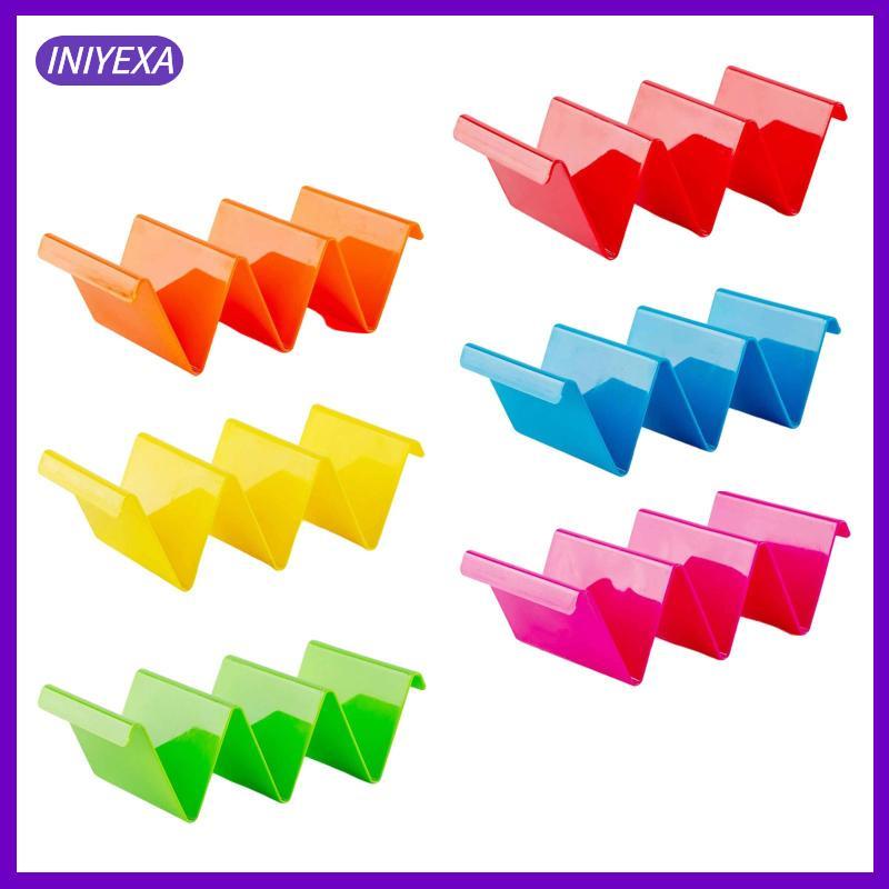 [Iniyexa] Mexican Taco Holder Stand, Buffets Kitchen Tool Organization ,Cafe Kitchen Roll Food Rack,