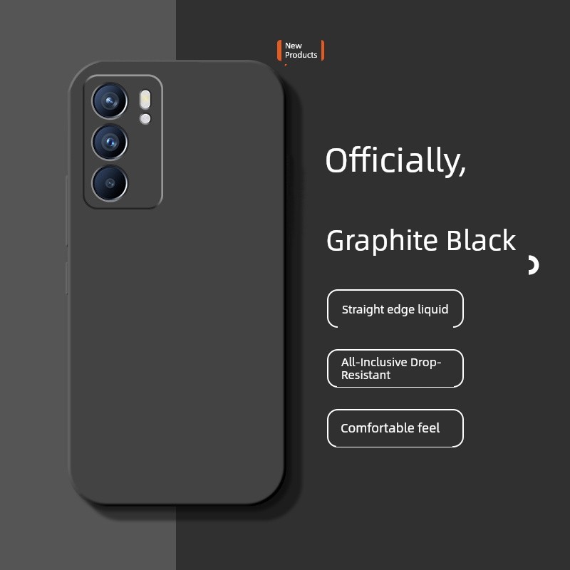 เคสoppoa18 เคสออปโป้a18 เหมาะสําหรับ oppoReno6 เคสโทรศัพท์ Reno6Pro + ใหม่ opporeon ซิลิโคนเหลว oppo