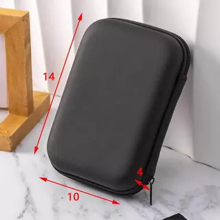 BBTH แบบพกพา 3C Hard Digital Gadgets กระเป๋าเก็บหนังเทียมหูฟัง Charger Case สายเคเบิลข้อมูล U Disk Organizer Vary