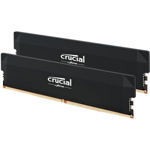 ชุด Crucial Pro DDR5 RAM 64GB (2x32GB) 6000MHz CL40, หน่วยความจําสําหรับเล่นเกมเดสก์ท็อปโอเวอร์คล็อก
