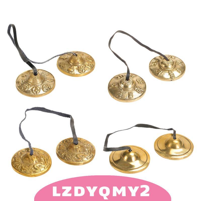 [Lzdyqmy2] Tingsha Cymbal Bell 6.5 ซม. เล่นง่ายสําหรับครอบครัวและเพื่อนตกแต่งโยคะ