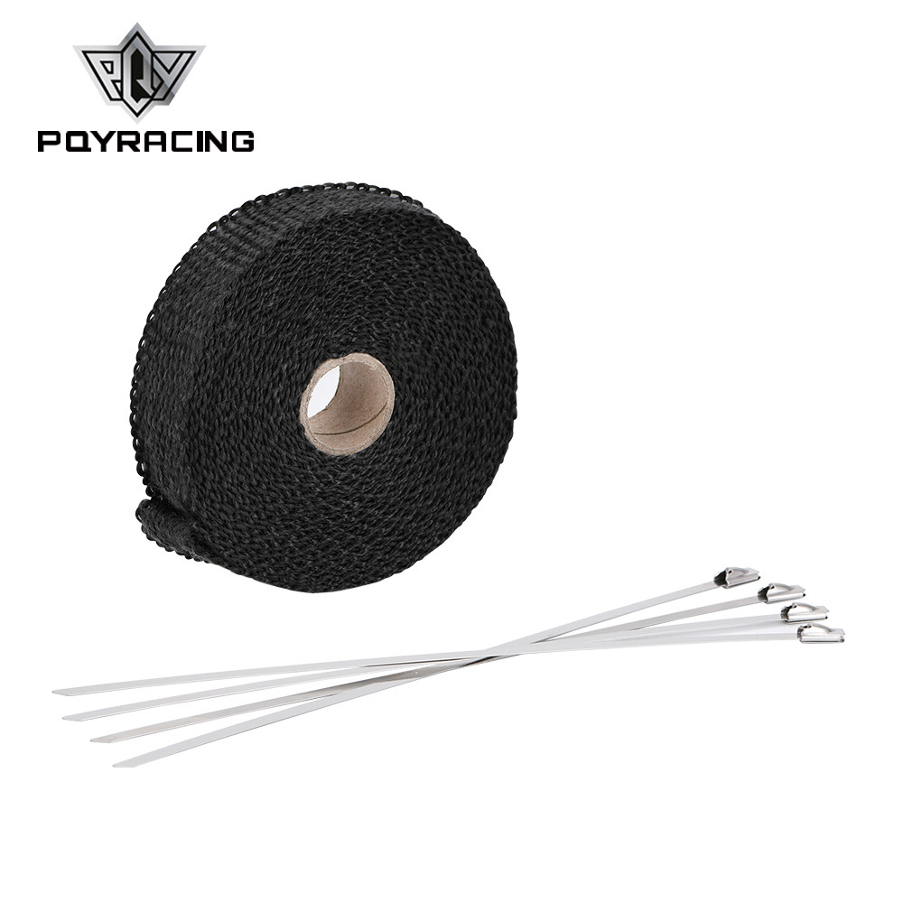 PQ 1 "5M รถจักรยานยนต์ไอเสียความร้อนท่อไอเสียเทปความร้อนทน Downpipe สําหรับรถจักรยานยนต์อุปกรณ์เสริม