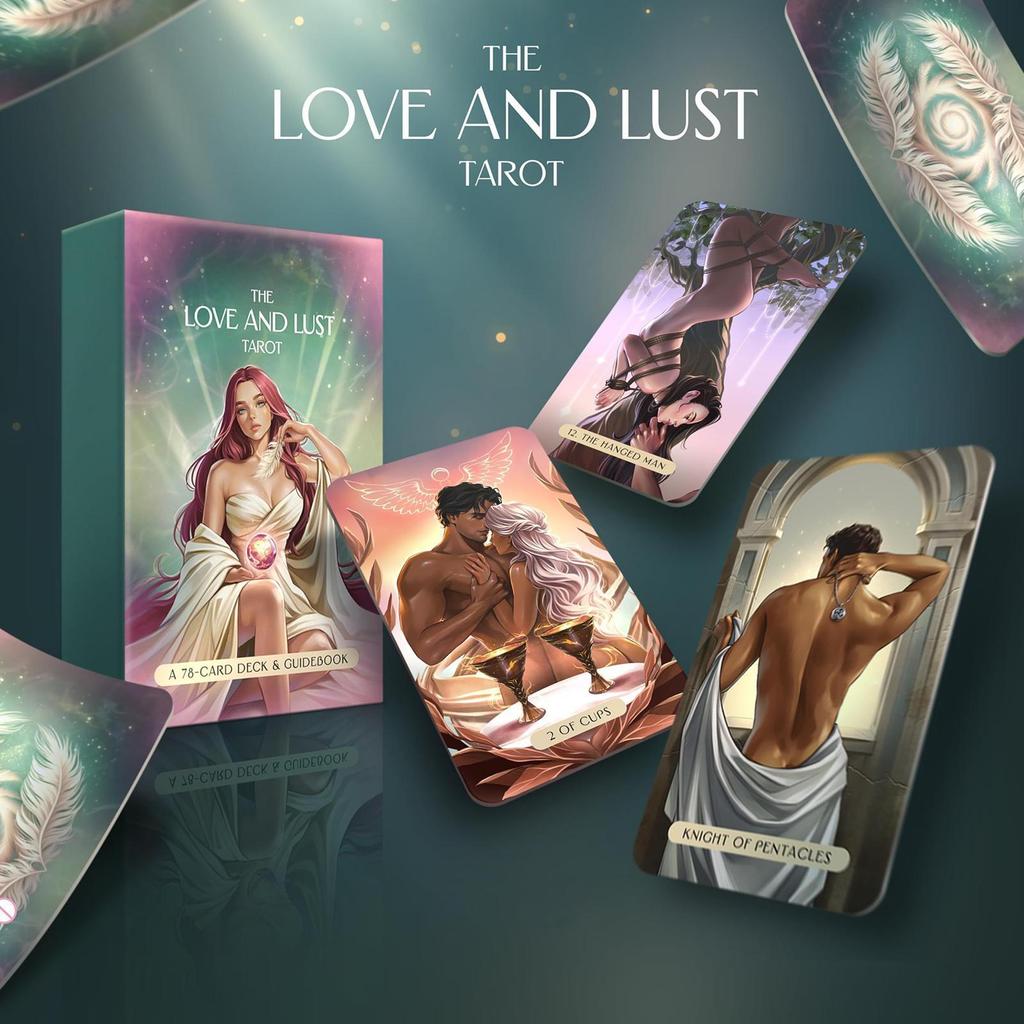 The Love และ Lust Tarot Deck 78-card แบบพกพา Oracle Symbolism เกม Tarot Decks สําหรับ Expert Friends antirtth