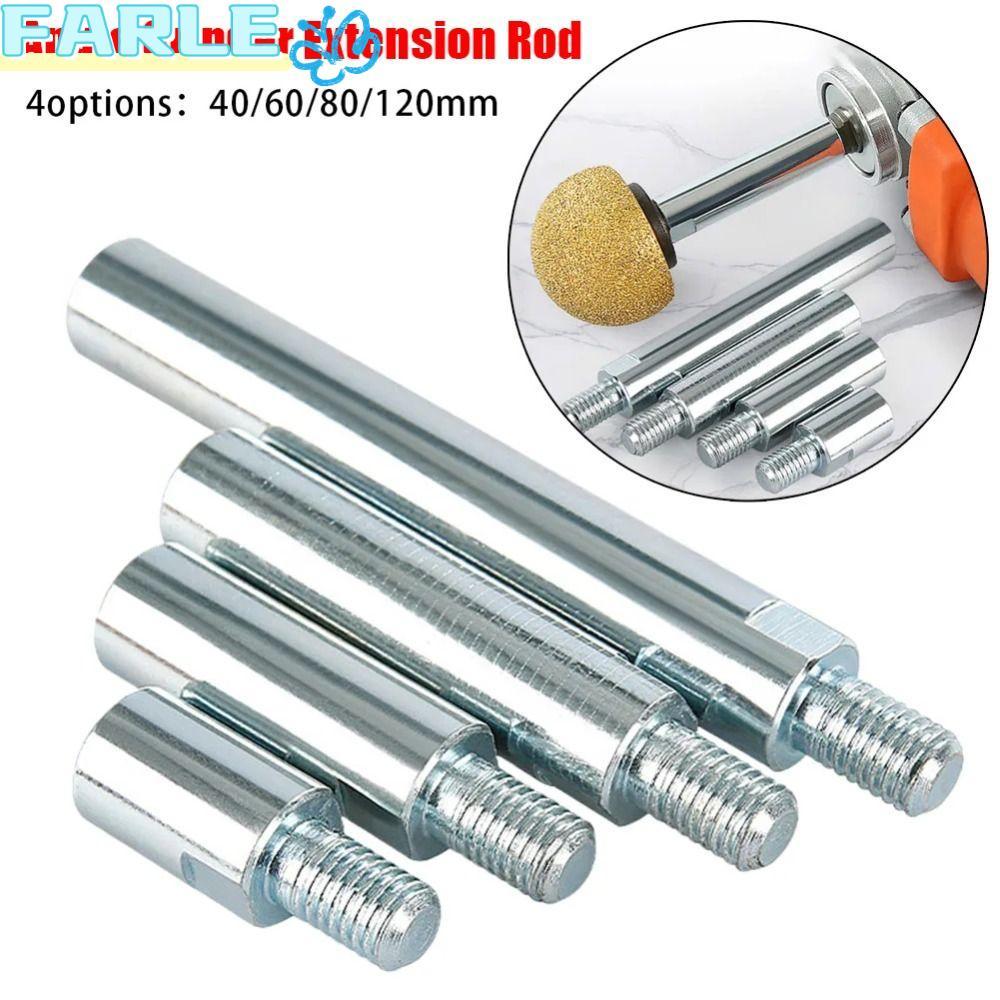 FARL 1 ชิ้นเครื่องบดมุมอะแดปเตอร์ Rod, 40/60/80/140 มิลลิเมตรขัดอุปกรณ์เสริม Extension Rod, M10 ด้ายสําหรับรุ่น 100 125 เครื่องบดมุมเพลาบดการเชื่อมต่อ Rod