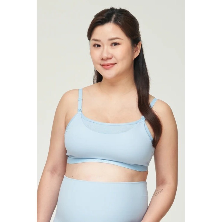 Ruuji Matenity Nurseactive Sports Bra - Bright Sky