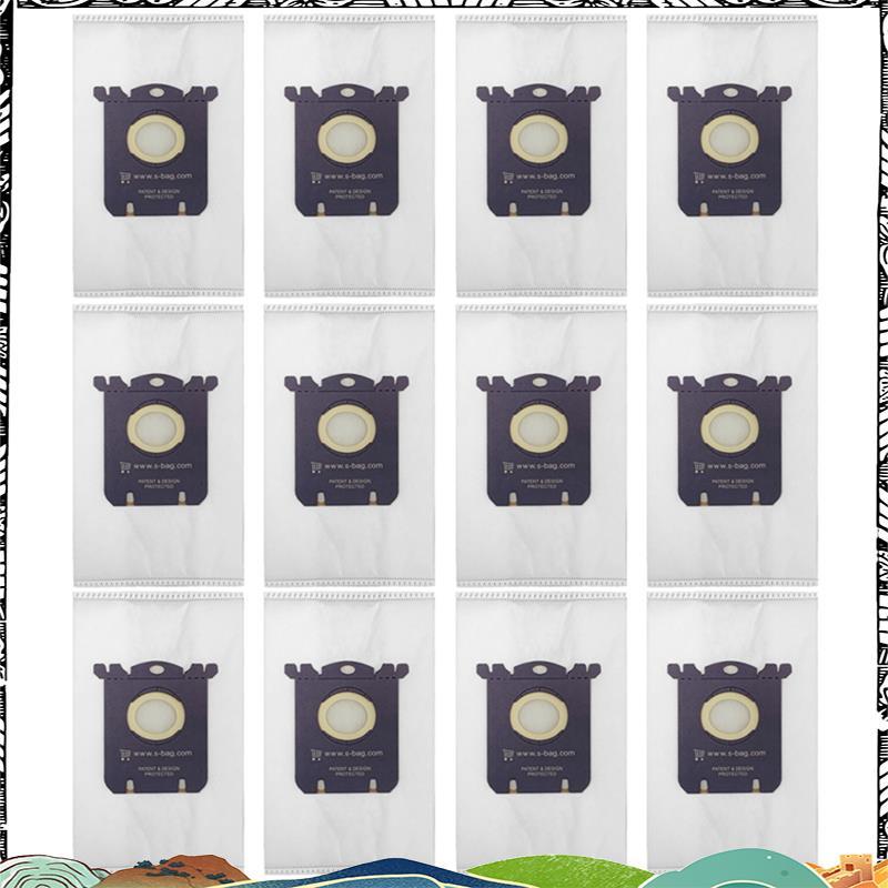 ถุงเก็บฝุ่นสุด ๆ สําหรับเครื่องดูดฝุ่นคลาสสิก EL200F EL200F EL4100 EL4200 EL6985 EL7000 EL85009(12PC