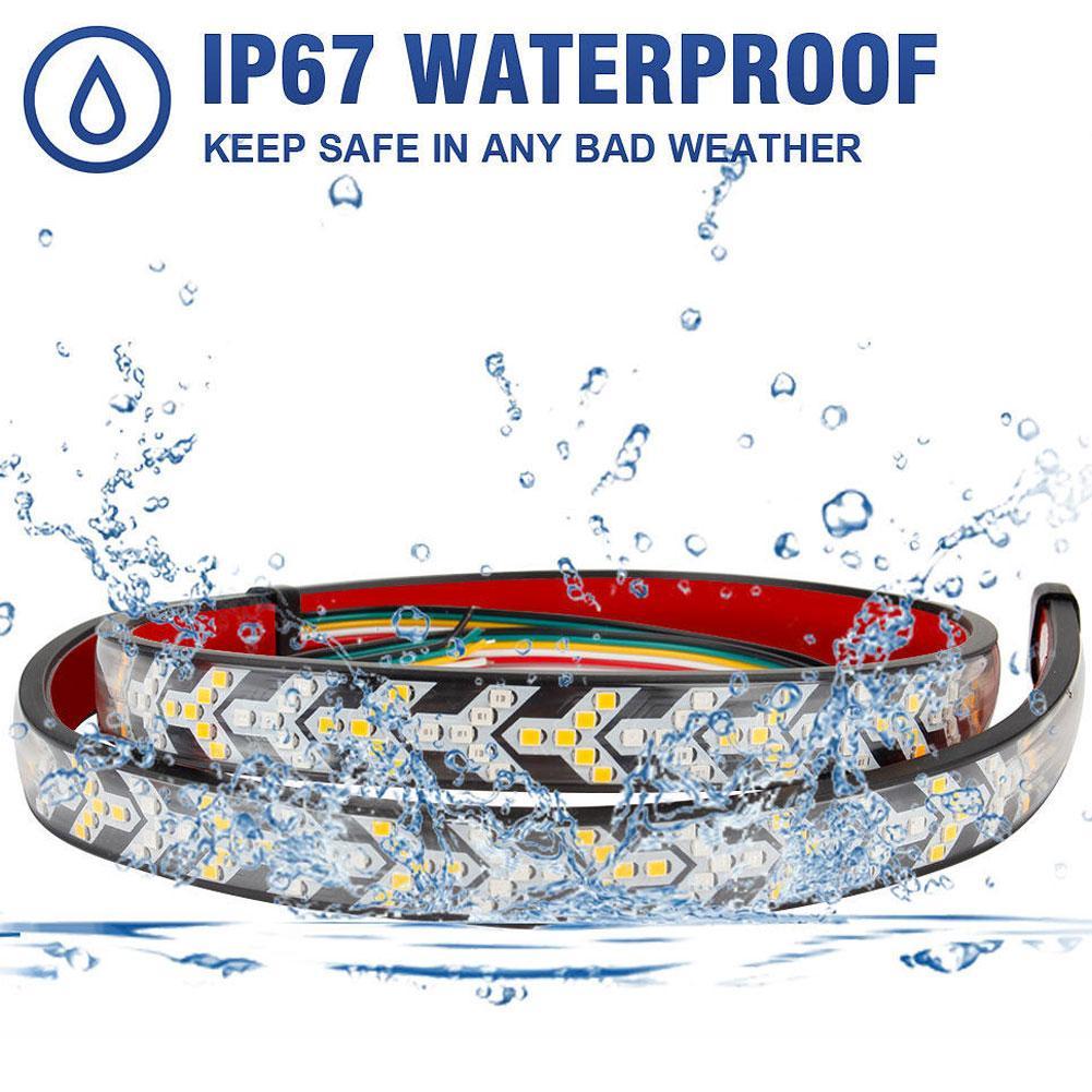 รถ/รถบรรทุก Tailgate Strip Light Led บาร์สัญญาณไฟไฟเลี้ยวลําดับ O9p0