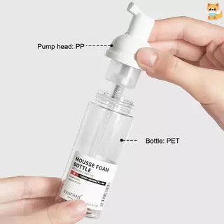 [VI] ขวดปั๊มโฟม Travel Foaming Dispenser สบู่มือ Lash Cleanser แชมพูมูสรีฟิลปั๊มคอนเทนเนอร์ TH