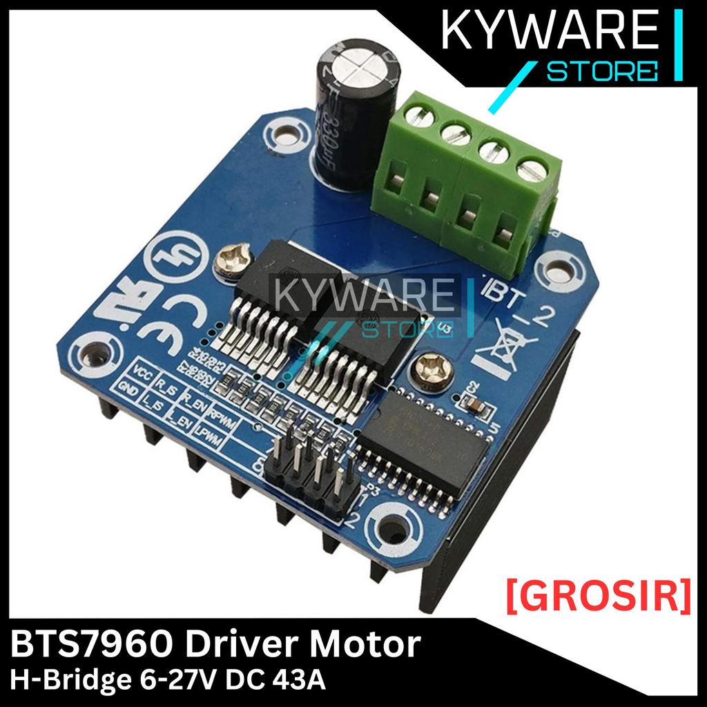 KYWARE มอเตอร์ไดร์เวอร์ DC BTS7960 43A โมดูล BTS กระแสไฟสูง 7960 H-Bridge