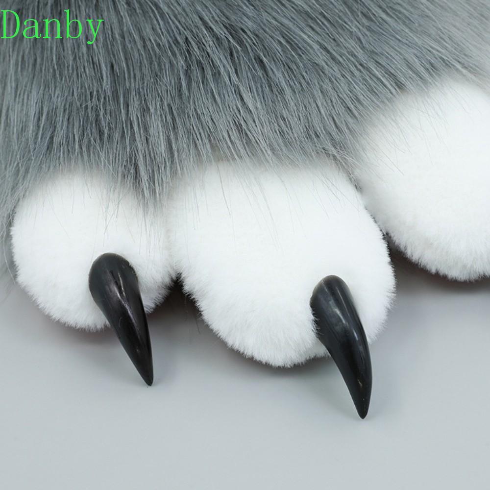 DANBY 8pcs สัตว์ Fursuit Claws อุปกรณ์เสริม, Multicolor Pointed/Obtuse Furry Claws เล็บ, Creative อี