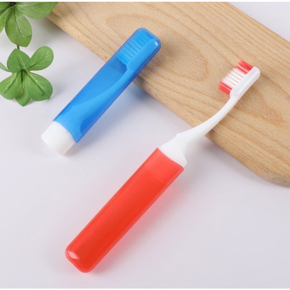 S0138 แปรงสีฟัน แบบพกพา ถอดเก็บได้ กะทัดรัด เดินทาง เข้าค่าย ขนแปรงนุ่ม ประหยัดพื้นที่ - รูปที่ 5