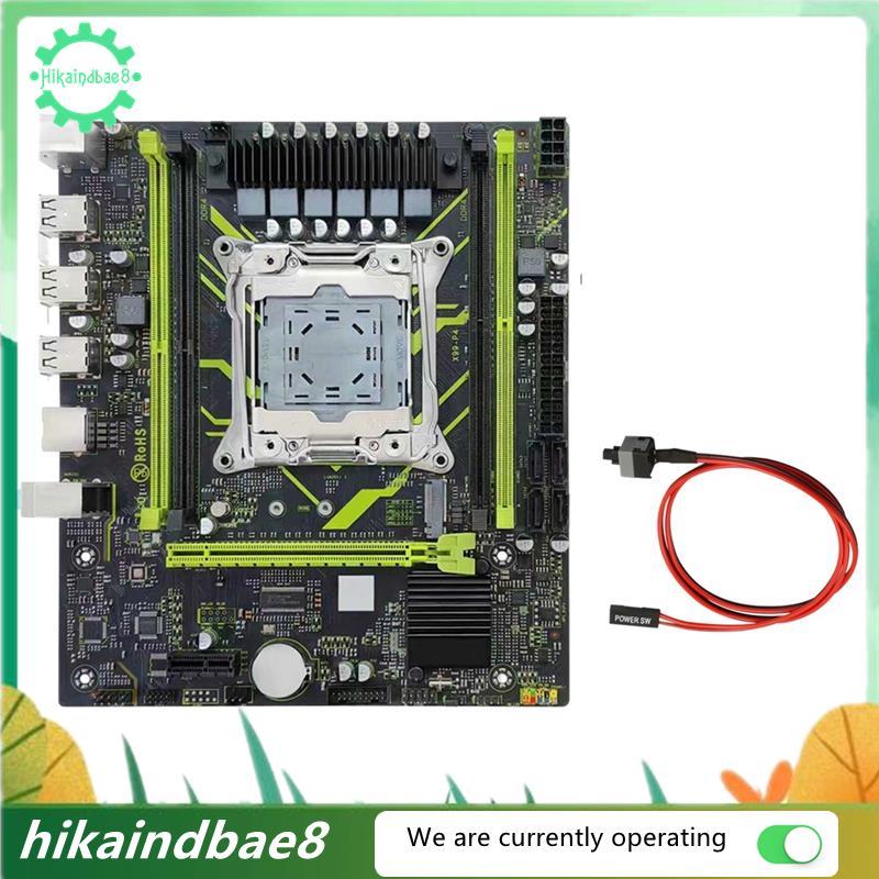 [hIkaai] X99 DDR4 เมนบอร์ด LGA2011 X99 P4 H55 ชิปเซ็ต Gigabit Ethernet X99 เมนบอร์ดเดสก์ท็อปพร้อมสล็
