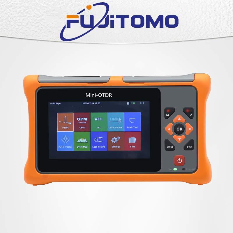 FUJITOMO FTM-4000H OTDR 90KM 1310/1550nm Optical Time DomainReflectometer mini Otdr