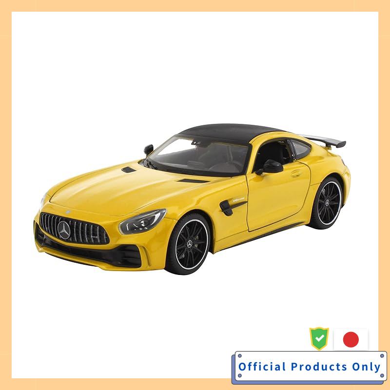 WELLY 1/24 Mercedes AMG GTR Yellow Diecast