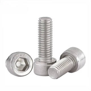 M3/M4/M5 สกรูหัวจม น็อตหัวจม น็อตหกเหลี่ยม น็อต สกรู หัวจม สแตนเลส 304 เกลียวมิล [WJX-GY]