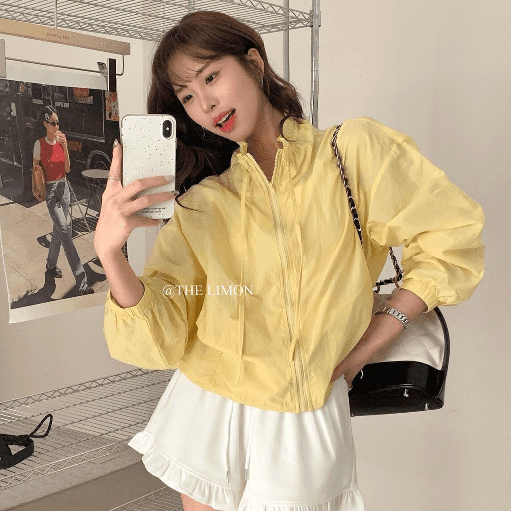 ครีมกันแดดเสื้อบางใหม่หลวมสบายๆ
