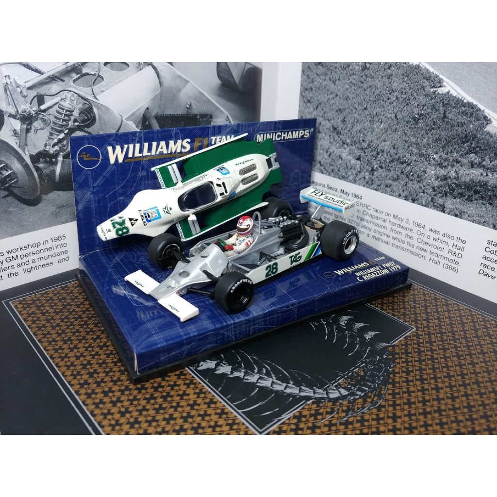 เปิด Mini Cut Williams FW07 Ford F1 1979 Fifth Station Champion Regasorth Clay Regazz Minichamps Wil
