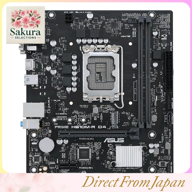 ASUS INTEL H610 Chipset Equipped PRIME MicroATX Motherboard - DDR4 Model / PRIME H610M-R D4, Domesti