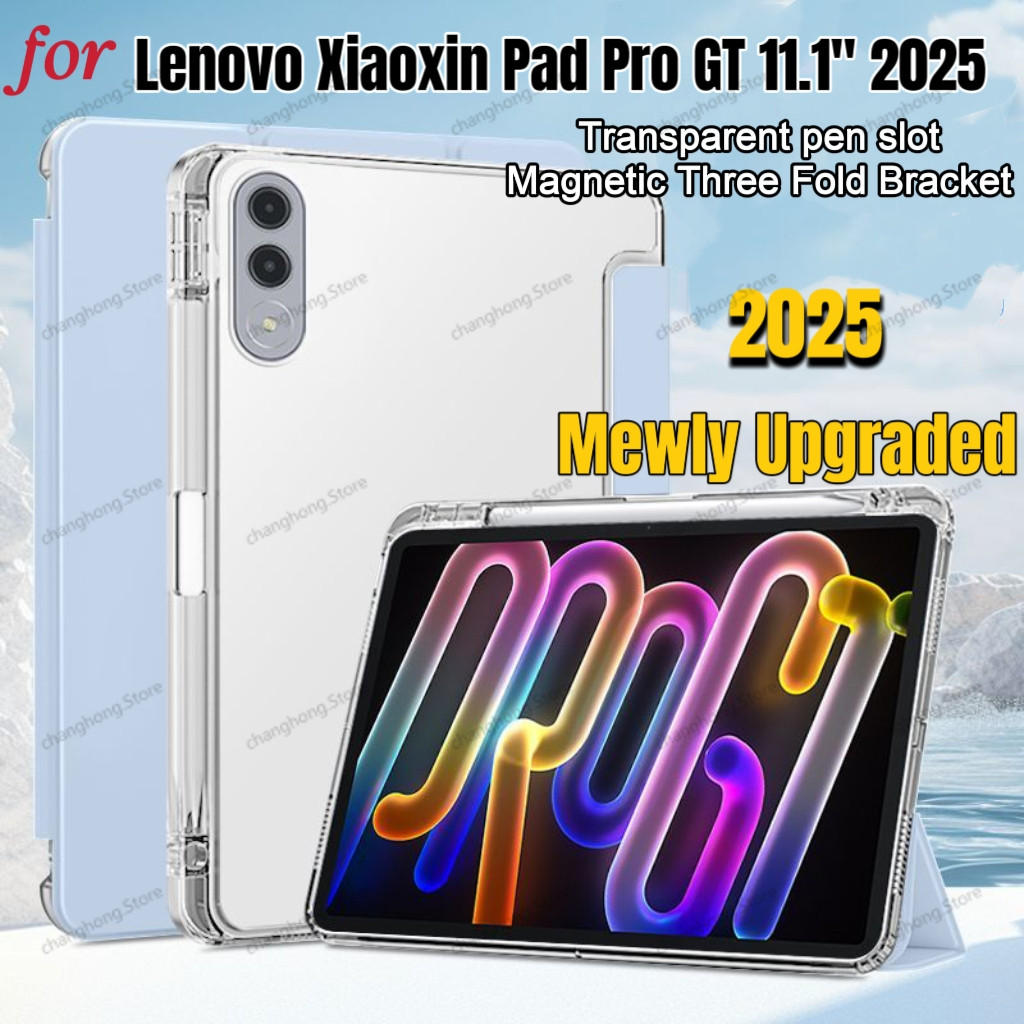 สําหรับ Lenovo Yoga Tab 11.1 นิ้ว 2025 Anti Drop เคสป้องกัน Xiaoxin Pad Pro GT 11.1 "2025 TB710FU เคสป้องกันพร้อมช่องเสียบปากกาถุงลมนิรภัย Anti Drop