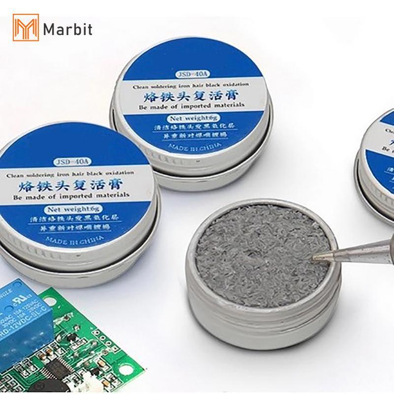 Marbit หัวแร้ง Tinner Activator Tip Cleaner Remover ตะกั่วฟรี 6g null