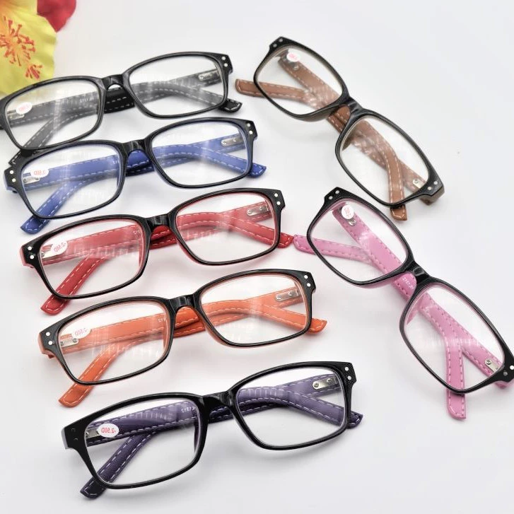 NEW 1312 แว่นสายตายาว + ขาหนัง แท้ แว่นสายตาสั้น +0.50 ถึง +4.00 สินค้าพร้อมส่ง