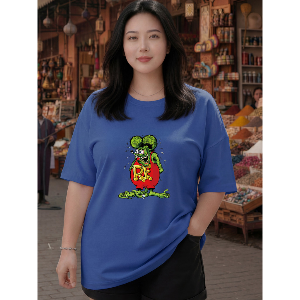 2Y799 [AIYOU] M-5XL เสื้อยืดผู้หญิง Baju Perempuan Style Plus Size Seluar Wanita Plus Size สไตล์เกาห