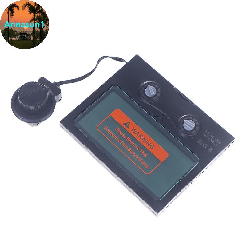 Annasun เชื่อมหมวกกันน็อคเลนส์เชื่อมเลนส์ Auto Darkening TX500C 110*90 มม.แผงพลังงานแสงอาทิตย์เชื่อม