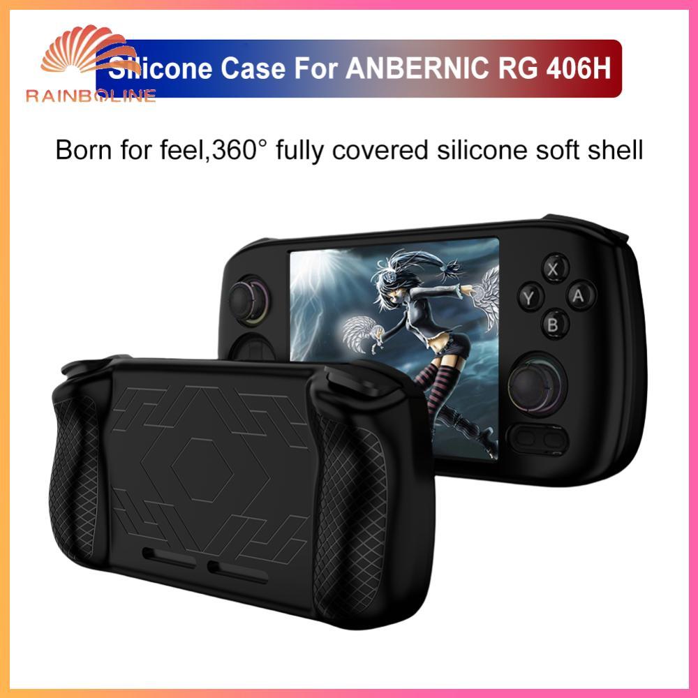 เคสซิลิโคนฝาครอบป้องกันกันกระแทกสําหรับ ANBERNIC RG 406H อุปกรณ์เสริมเกม