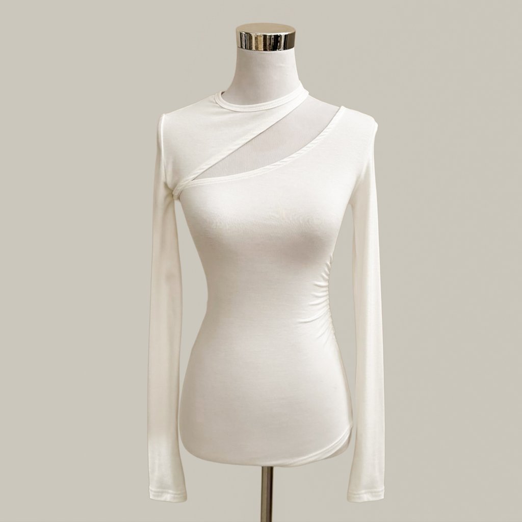 HV Amari Cut Out Top - สีขาว