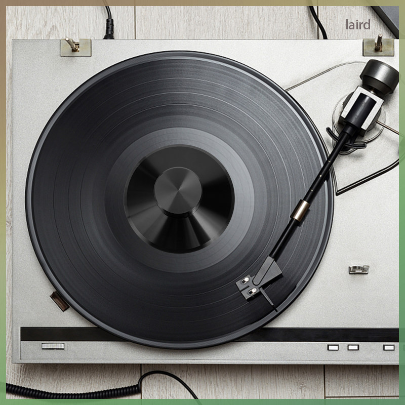 อลูมิเนียมอัลลอยด์ Balanced Record Weight Clamp Stabilizer สีดําสําหรับแผ่นเสียงไวนิล laird