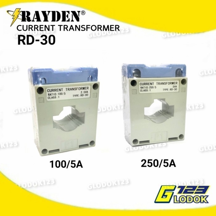หม้อแปลงปัจจุบัน CT Panel 250 Ampere 250A 250/5A MSQ 30 MSQ-30 G1324