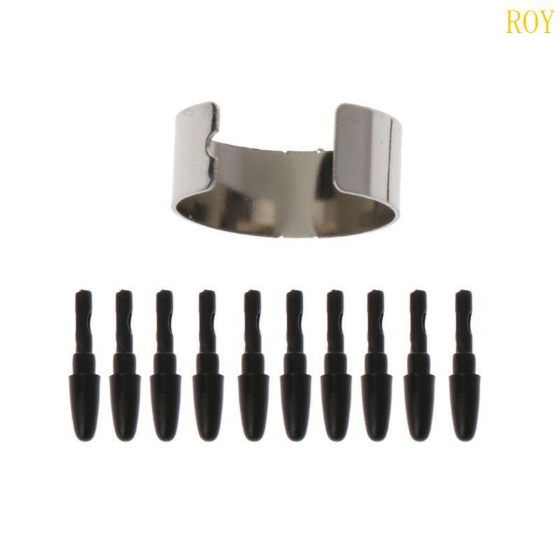 ROY 10 Pack เปลี่ยน Nibs สําหรับการวาดภาพสไตลัสแท็บเล็ตเหมาะสําหรับ XP-Pen H640P