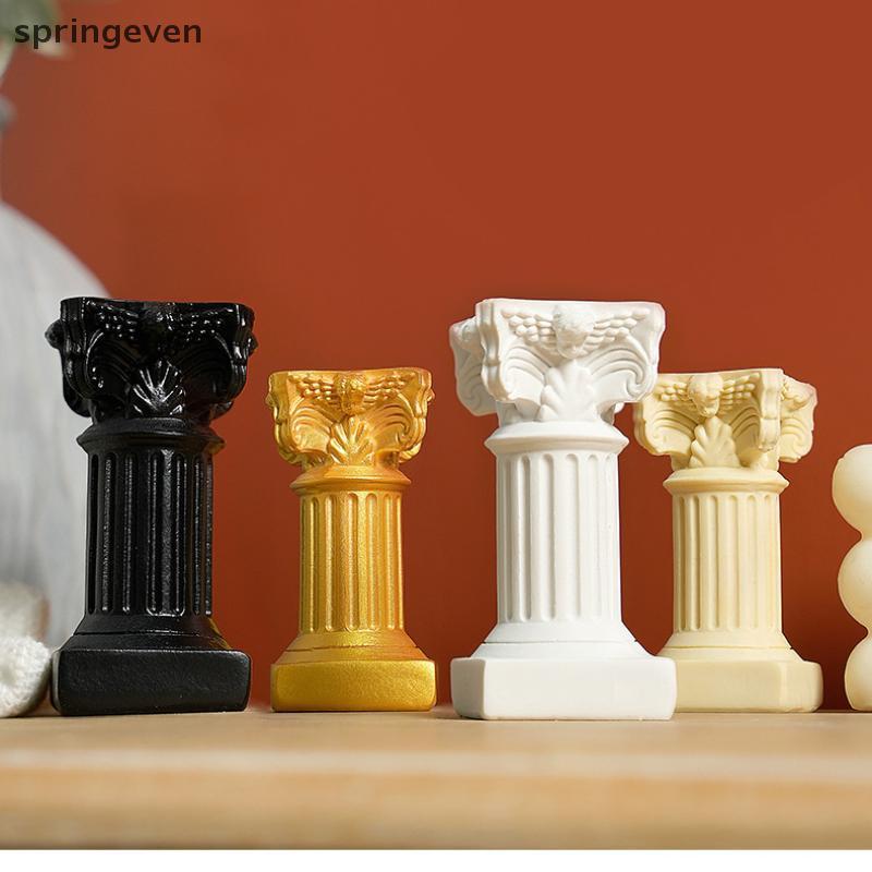 Springeven เสาโรมันคอลัมน์กรีกรูปปั้นแท่นเทียนแท่นวางหุ่นประติมากรรมในร่มบ้าน Dinning Room สวนทิวทัศ