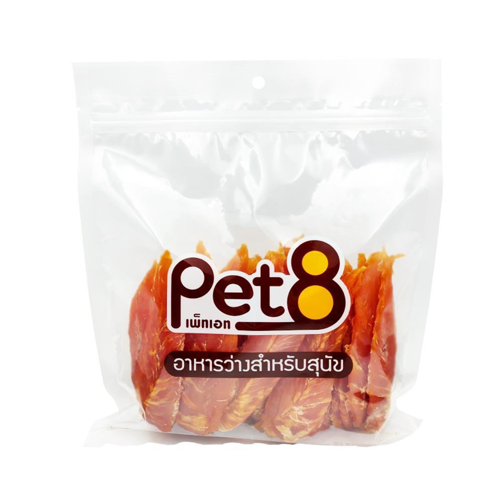 PET8 (JJA) สันในไก่เจอกี้ ขนม-อาหารว่างสำหรับสุนัข ทำจากเนื้อไก่แท้คุณภาพ ราคา ถูกที่สุด ดีลบีเคเค แกลเลอรีภาพที่ 7