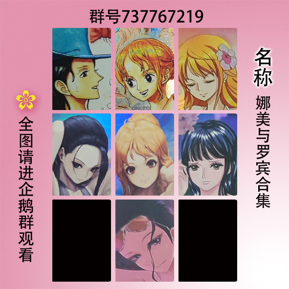 แฟลชการ์ด One Piece Nami และ Robin Collection