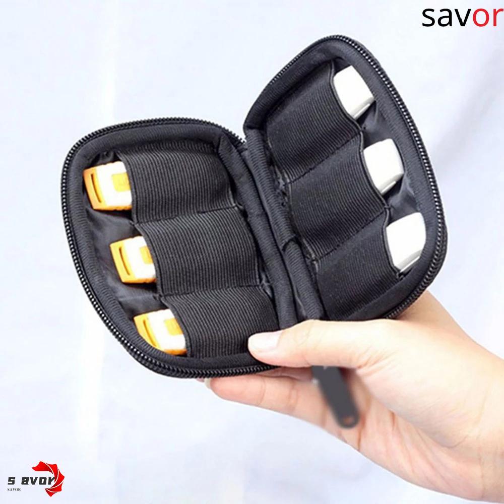 CHROM แฟลชไดรฟ์ Organizer Travel ทนทาน U Disk Holder กันฝุ่นกันกระแทก Neoprene U Disk Bag